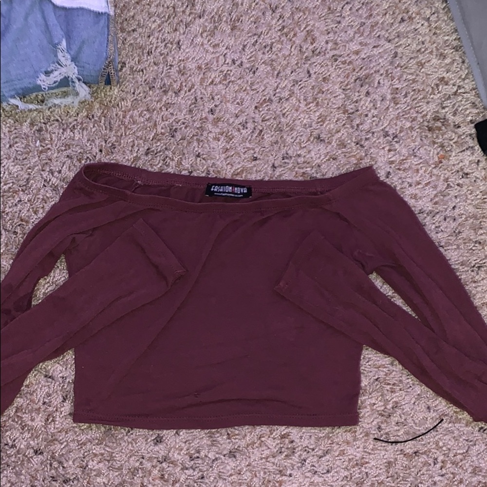 Off the shoulder top